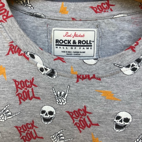 Rock & Roll Hall of Fame Skull Design All-Over T-Shirt by Red Jacket Size XXL - Picture 9 of 9